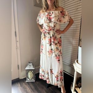 Beautiful summer flower dress